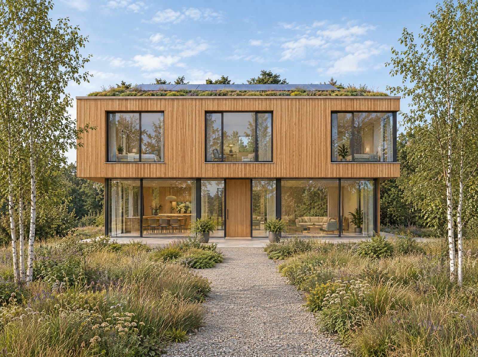 A Path 50 timber house, front elevation